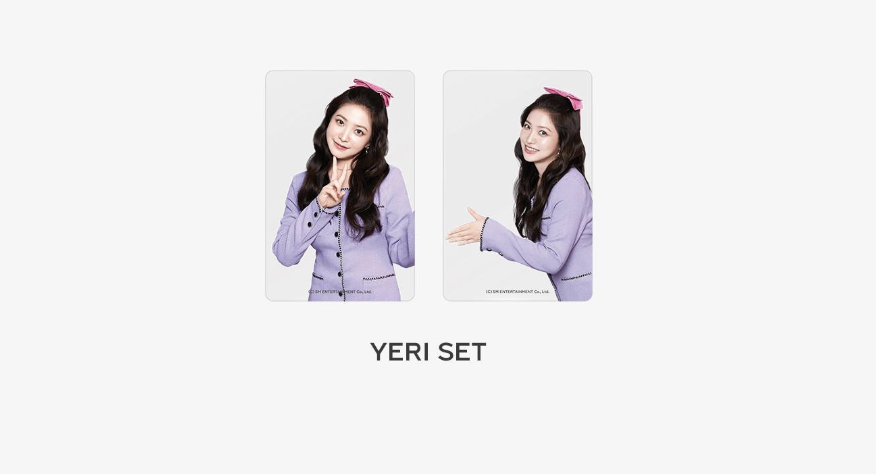 Red Velvet - 2024 SM ARTIST SEASON'S GREETINGS OFFICIAL MD -Clear Photo Card แบบ yeri