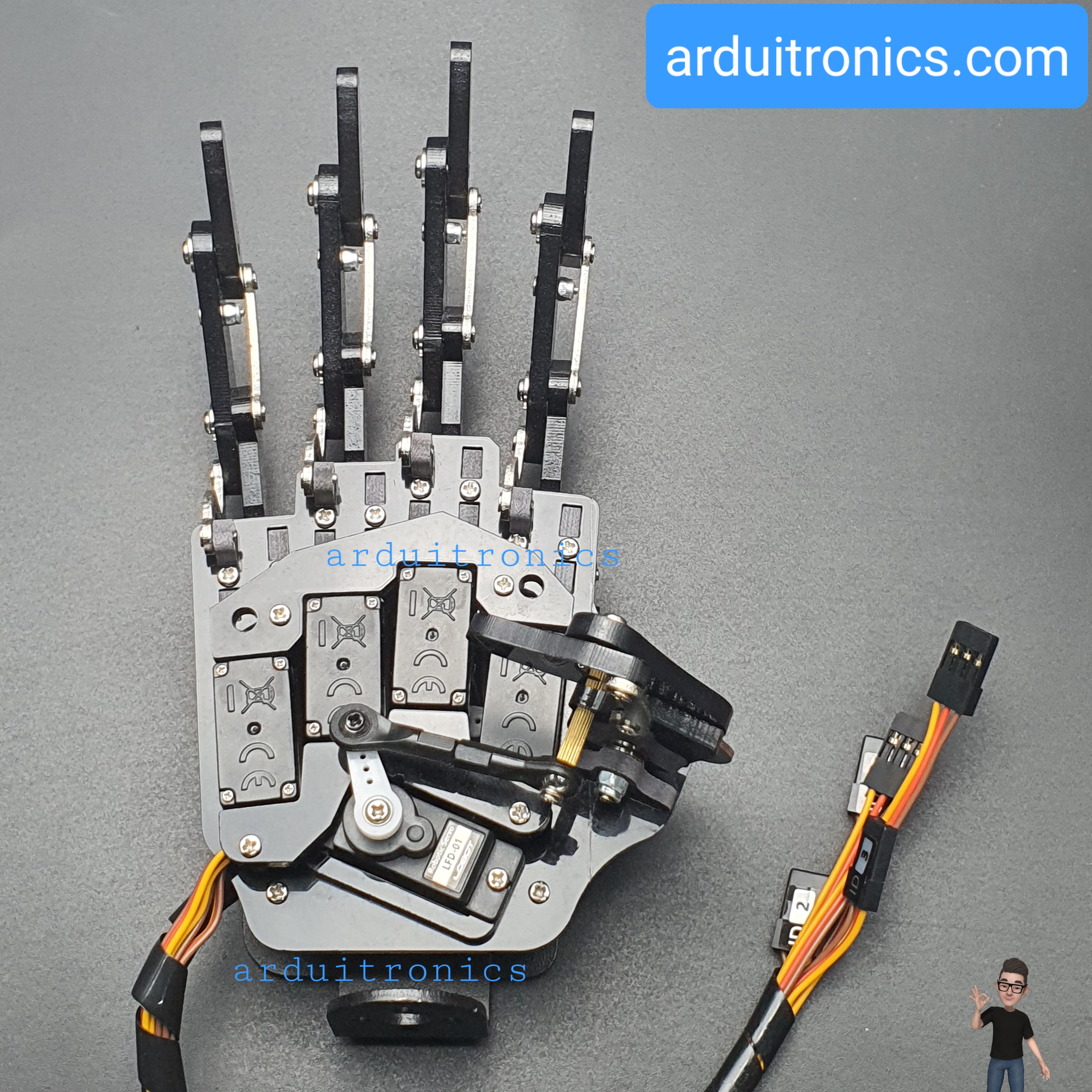 Robot Hand (Right) Kit ประกอบให้แล้วพร้อมใช้