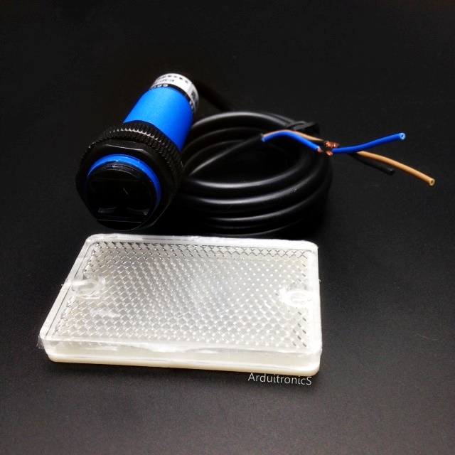 Infrared Distance Sensor (E3F-R2N1) + Reflector Plate