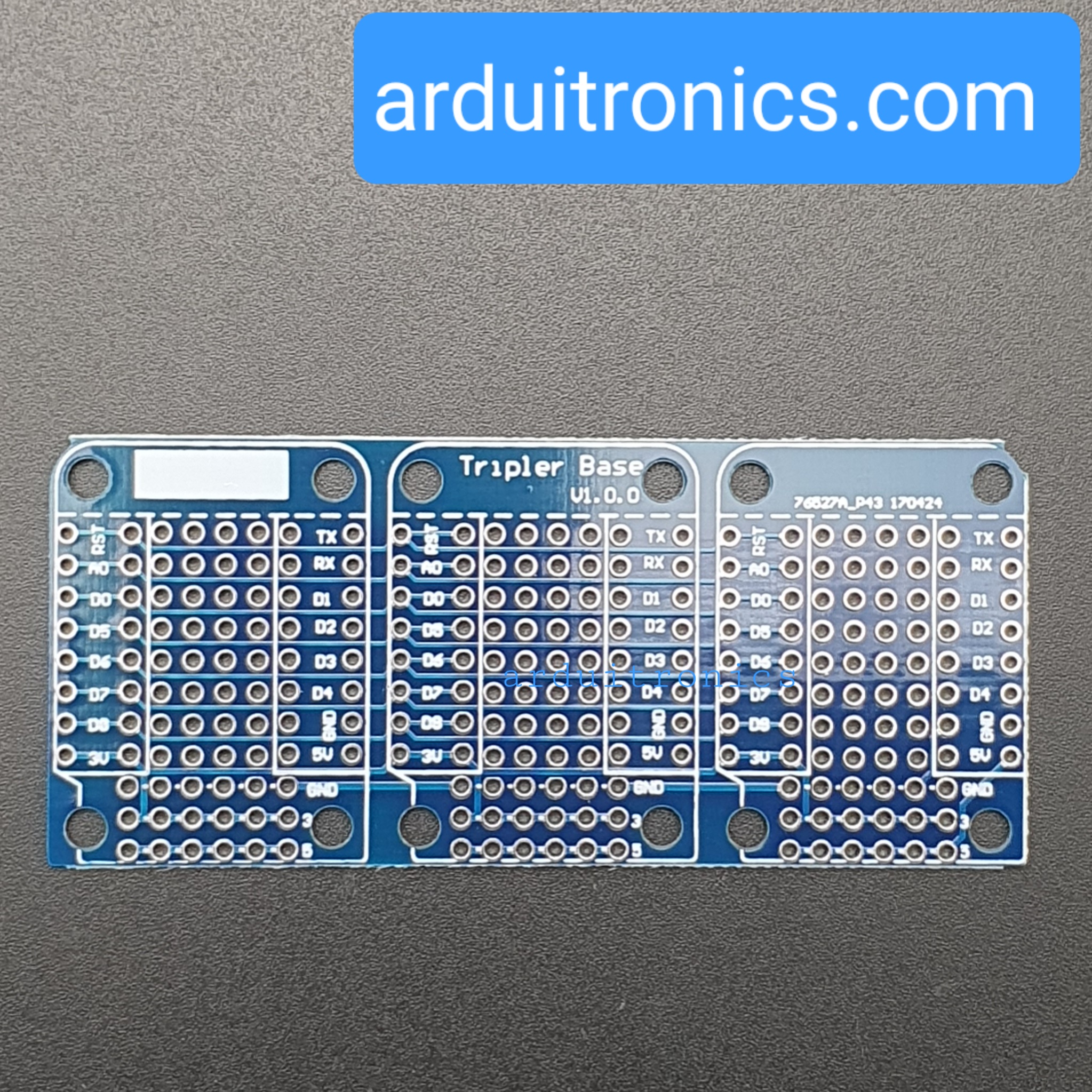 Tripler Base V1.0.0 for WEMOS D1 mini