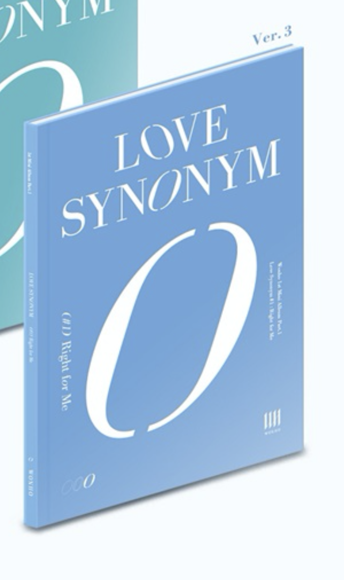 WONHO - Mini Album Vol.1 [LOVE SYNONYM #1. Right for me] หน้าปก ver 3