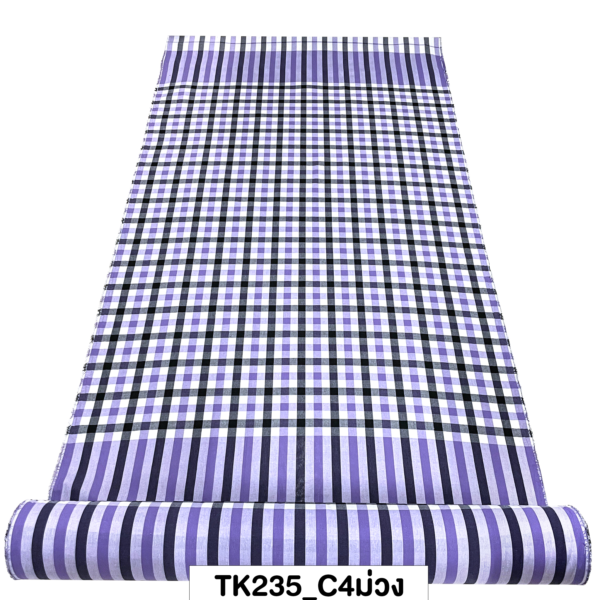 [2ม.] ผ้าขาวม้า TK235 ม่วง