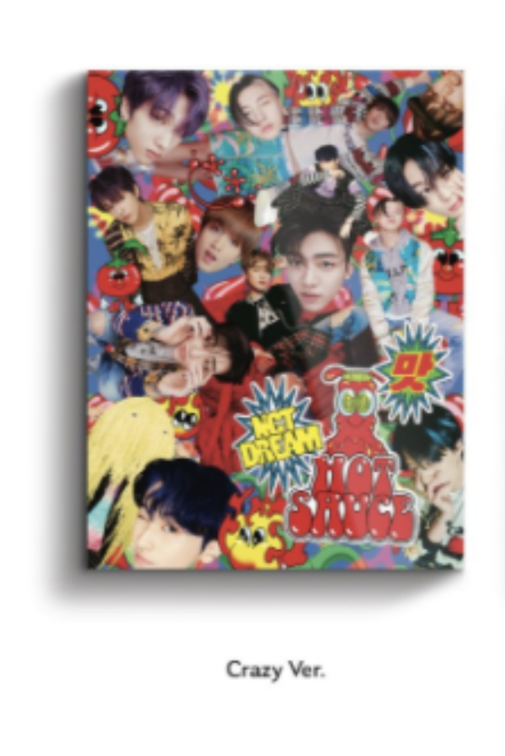NCT DREAM - Album Vol.1 [맛 (Hot Sauce)] แบบ Photo Book Ver. หน้าปก Crazy ver