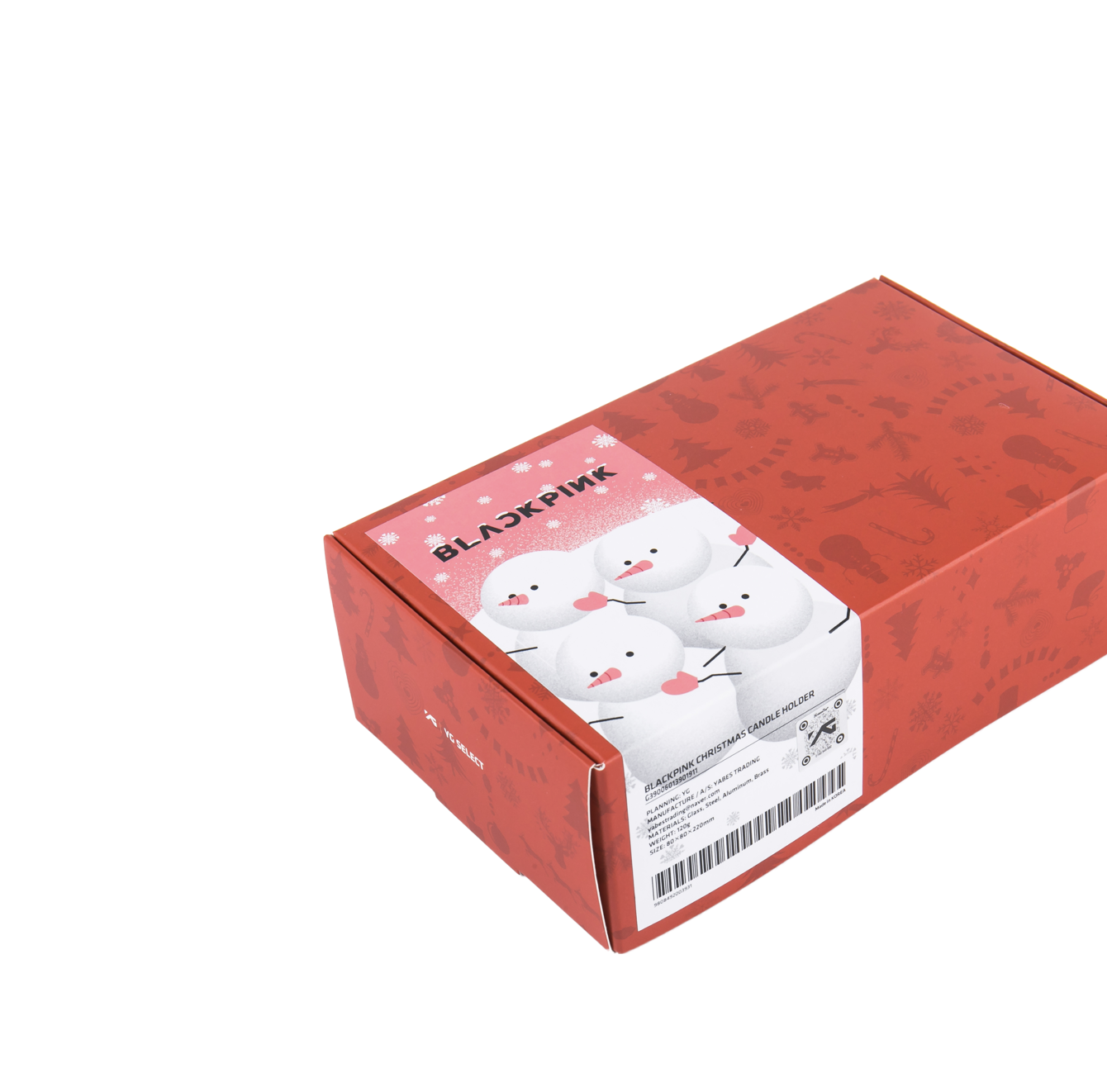 BLACKPINK -BLACKPINK CHRISTMAS CANDLE HOLDER