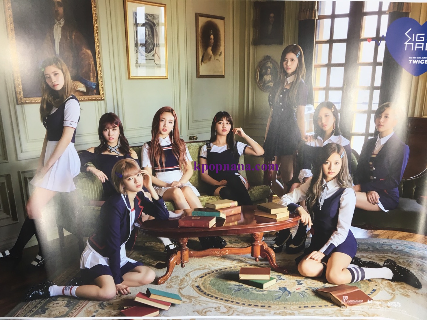 โปสเตอร์ TWICE - Mini Album Vol.4 [SIGNAL] แบบ 1 พร้อมกระบอกโปสเตอร์ พร้อมส่งคะ
