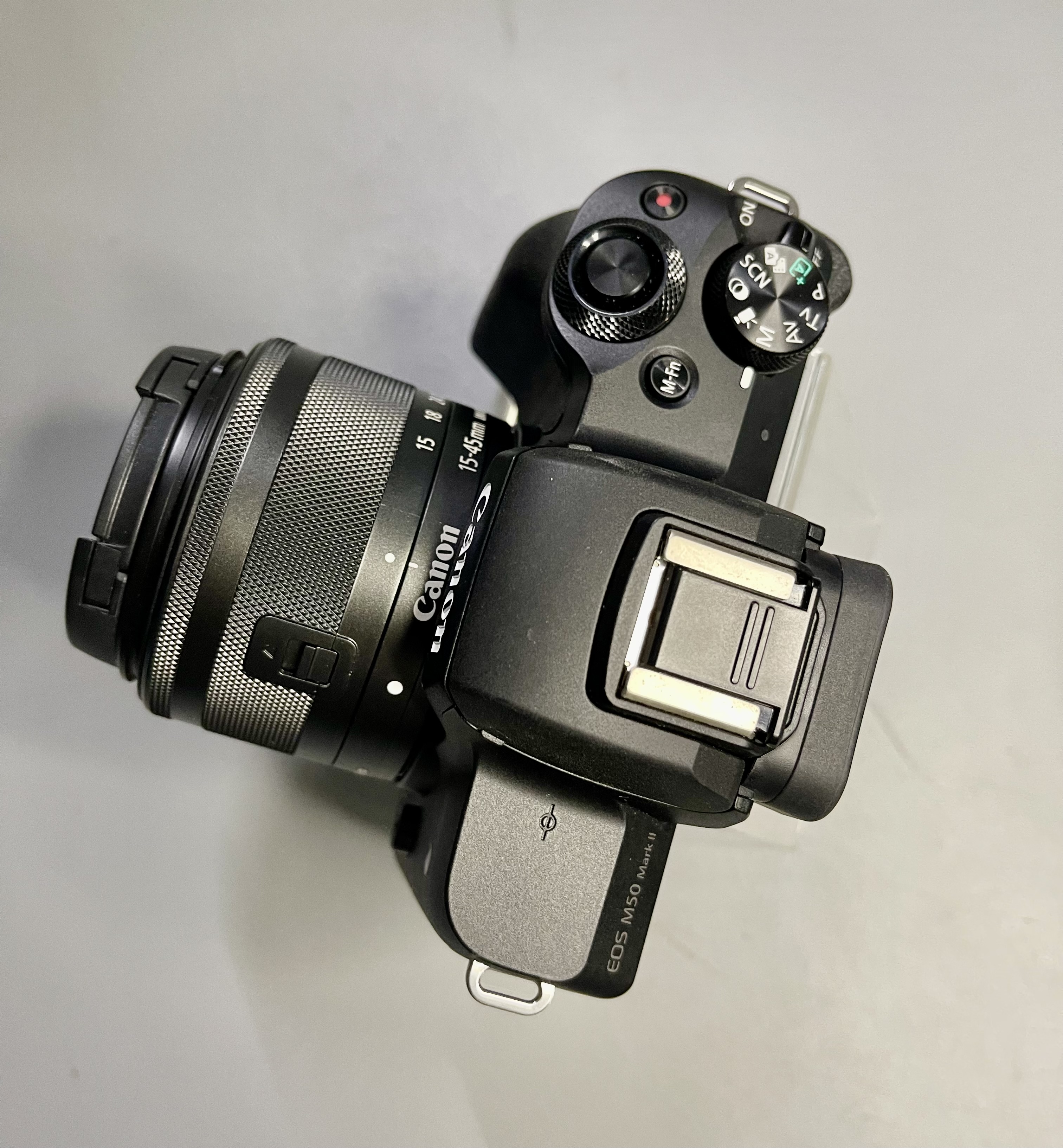 Canon EOS M50 mark II EF-M 15 45mm IS STM 24.1MP 4K มือสองสภาพสวย เหมือนใหม่ใช้น้อย shutter 2xxx