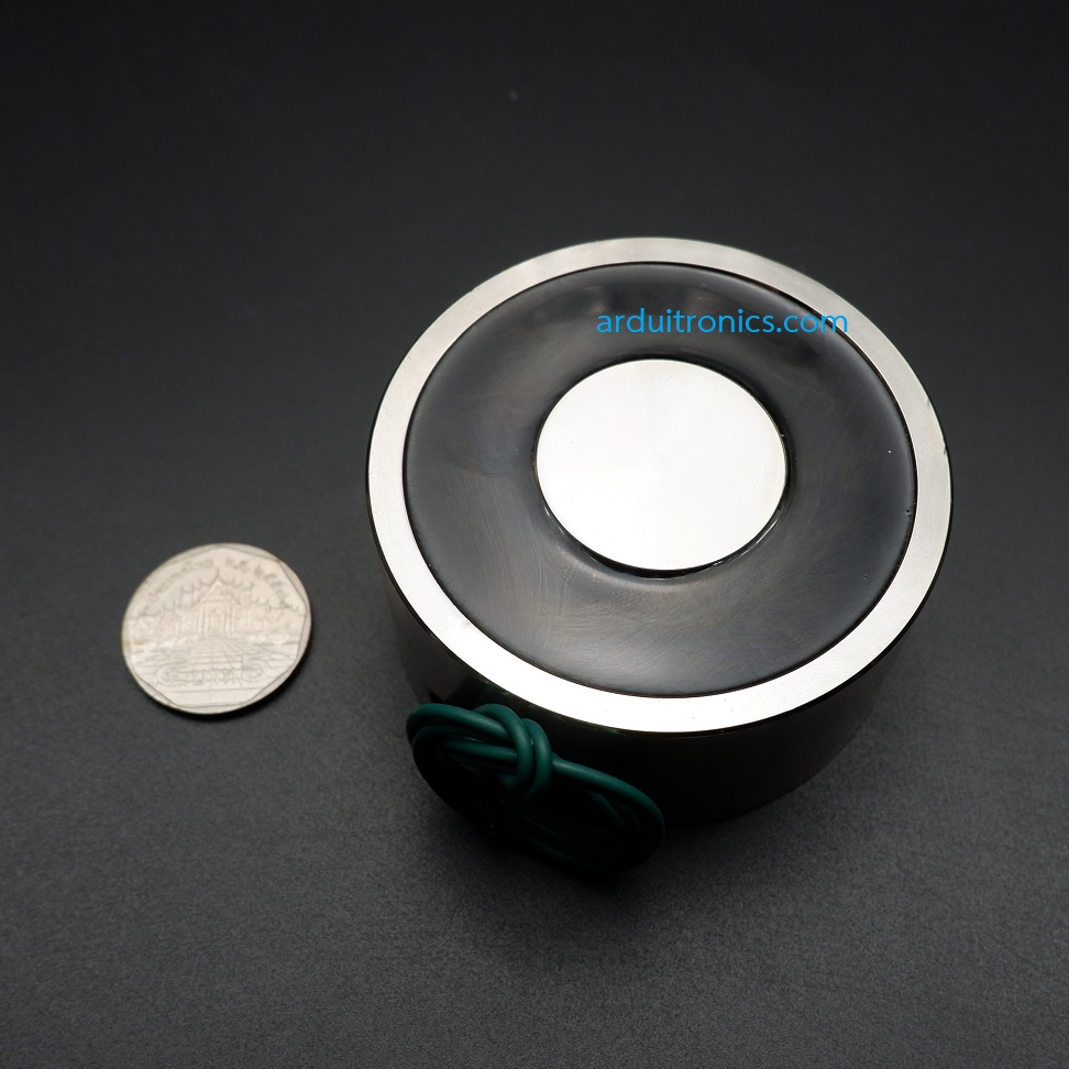 12V Electric Lifting Magnet 80Kg / Electromagnet Solenoid Lift Holding 80Kg