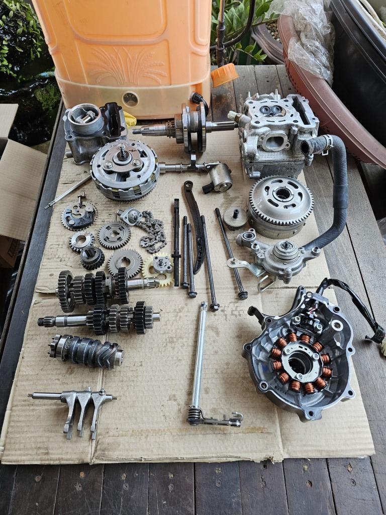 (R15 2018) ชุดเครื่องยนต์แบบแยกชิ้น Yamaha R15 2018,MT15 แท้ (สินค้า Test Run)