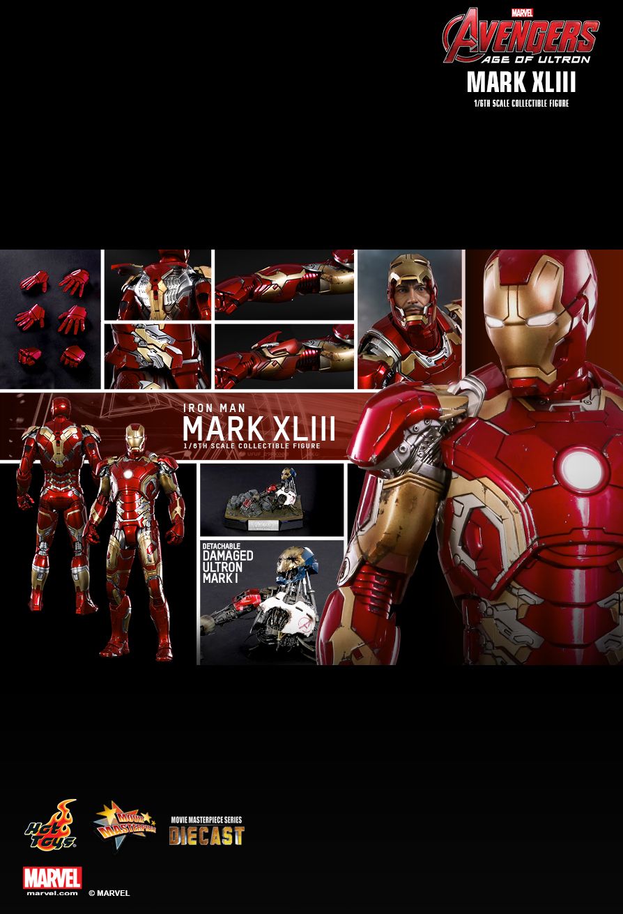 Hot Toys - Iron Man MK43: Avengers Age of Ultron (Diecast) 1/6 Scale