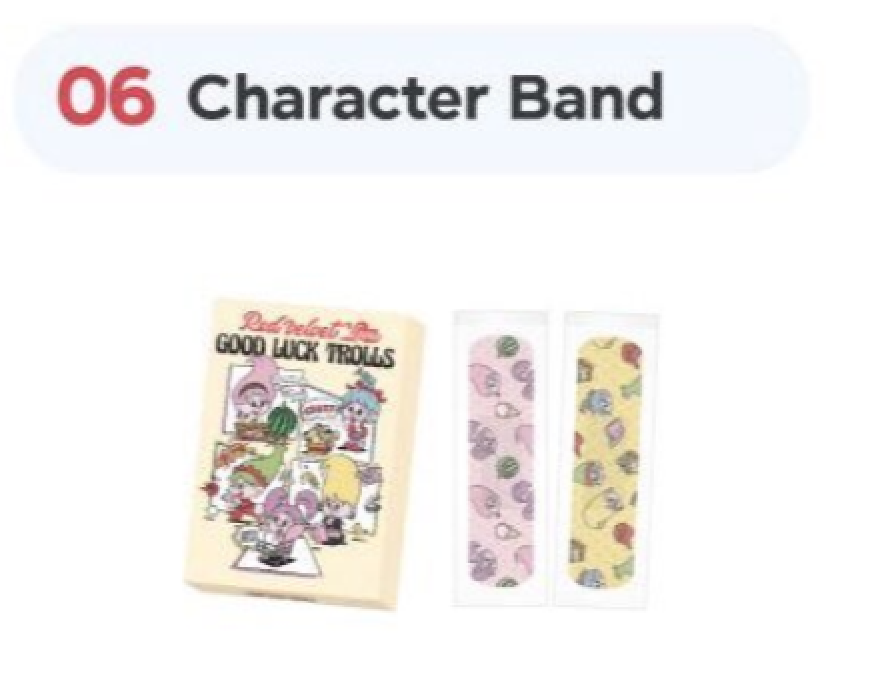 Red Velvet -Red Velvet Loves GOOD LUCK TROLLS Pop-up Store Goods -Character Band