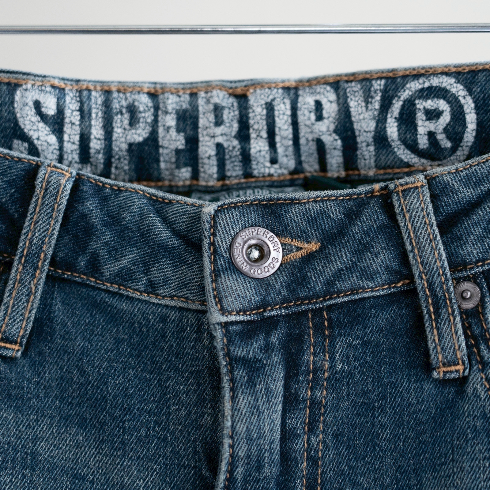 Superdry Vintage Slim Jeans – Storm Blues