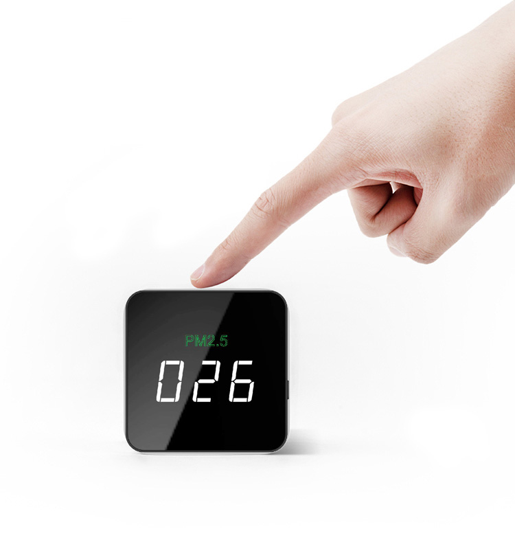 Laser Detector PM2.5 Portable Air Quality Monitor Pocket Size (75x75x46mm)