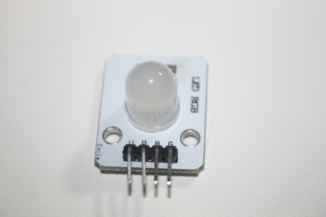 RGB LED 10mm Module PCB ขาว
