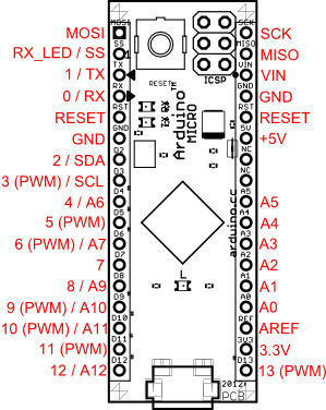 Arduino Micro + Free Cable