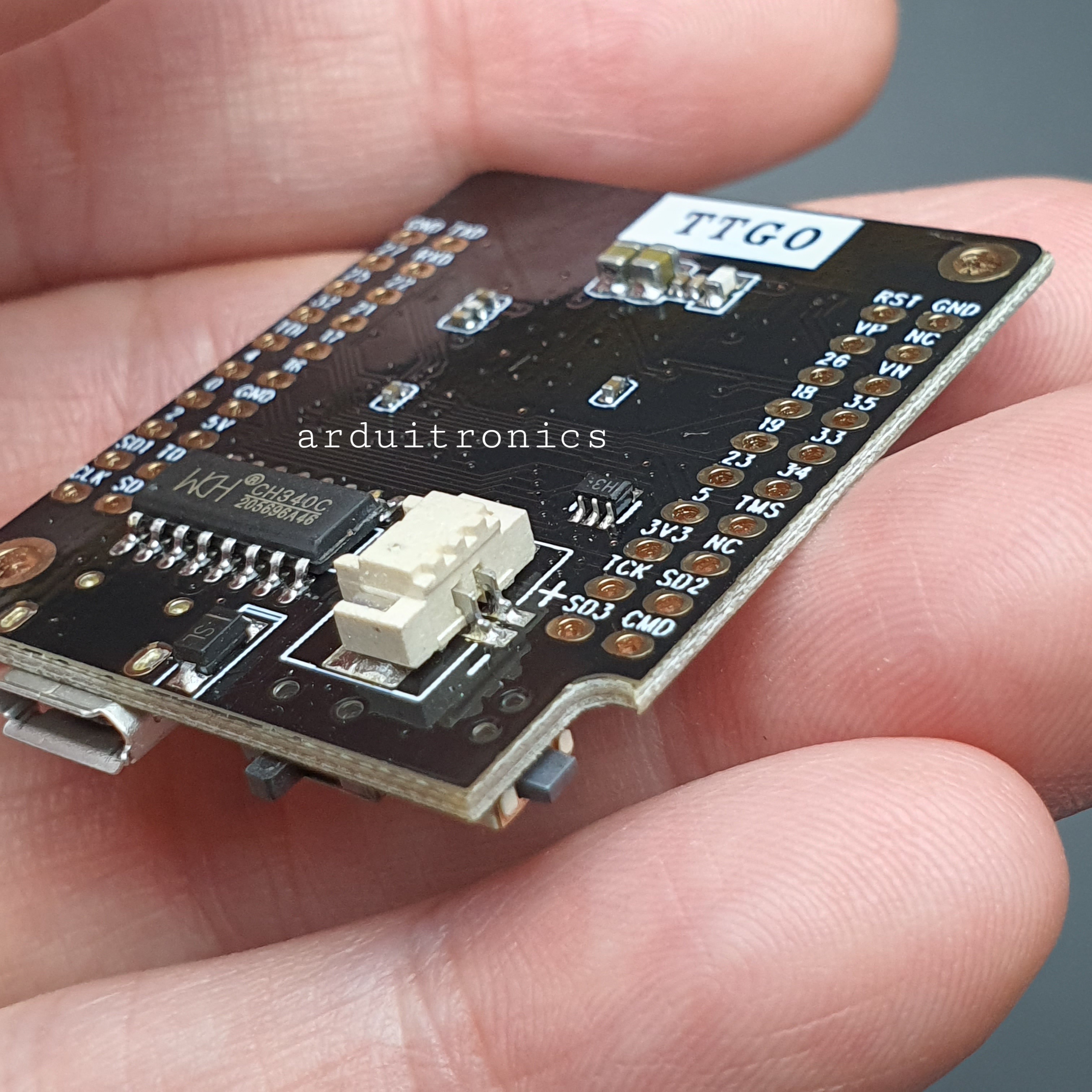 Mini32 V2.0.13 ESP32 WiFi โมดูล ESP32 พร้อมวงจรชาร์จแบต Li-ion 18650