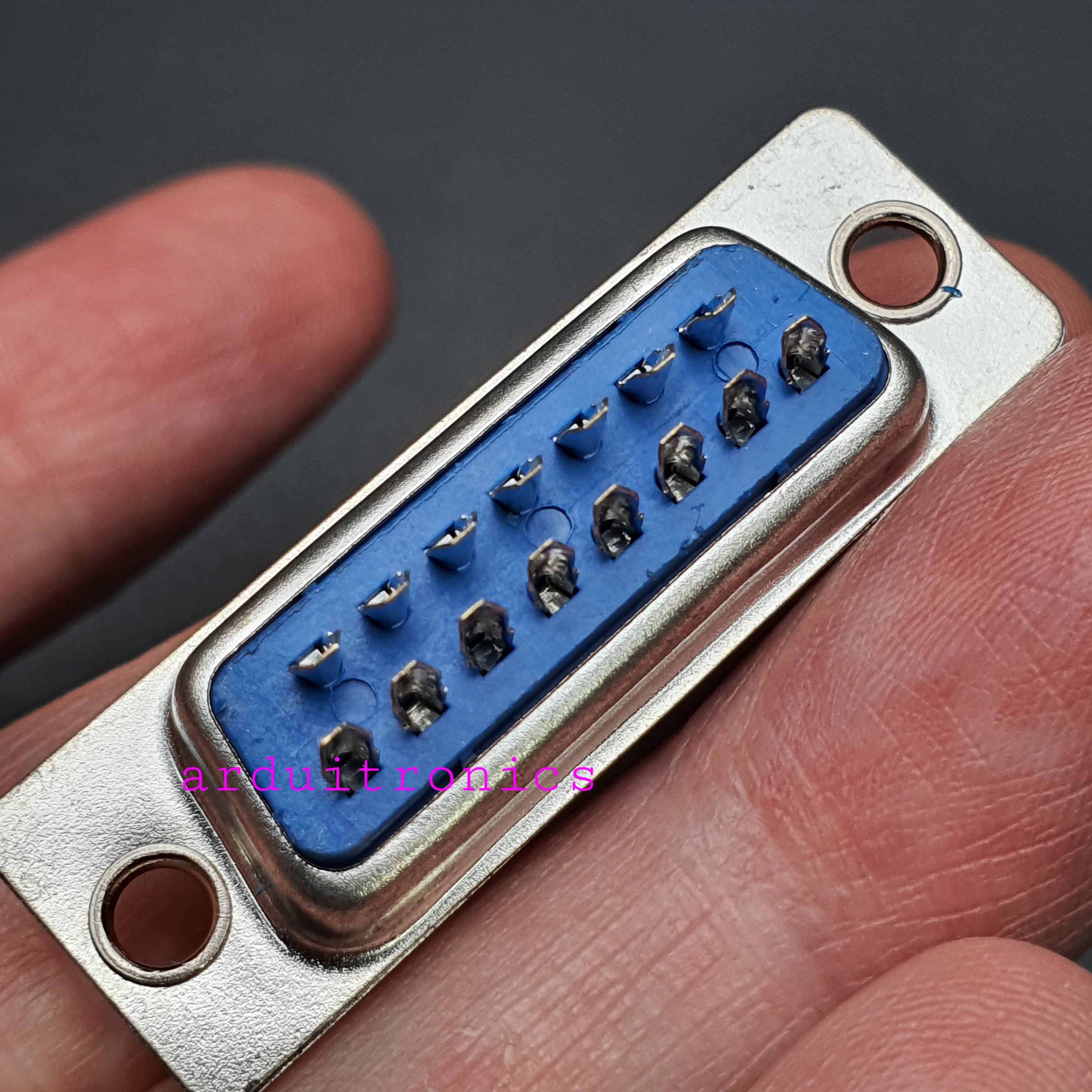 DB15 Male Head DB15 ตัวผู้ 2 แถว จำนวน 1 หัว