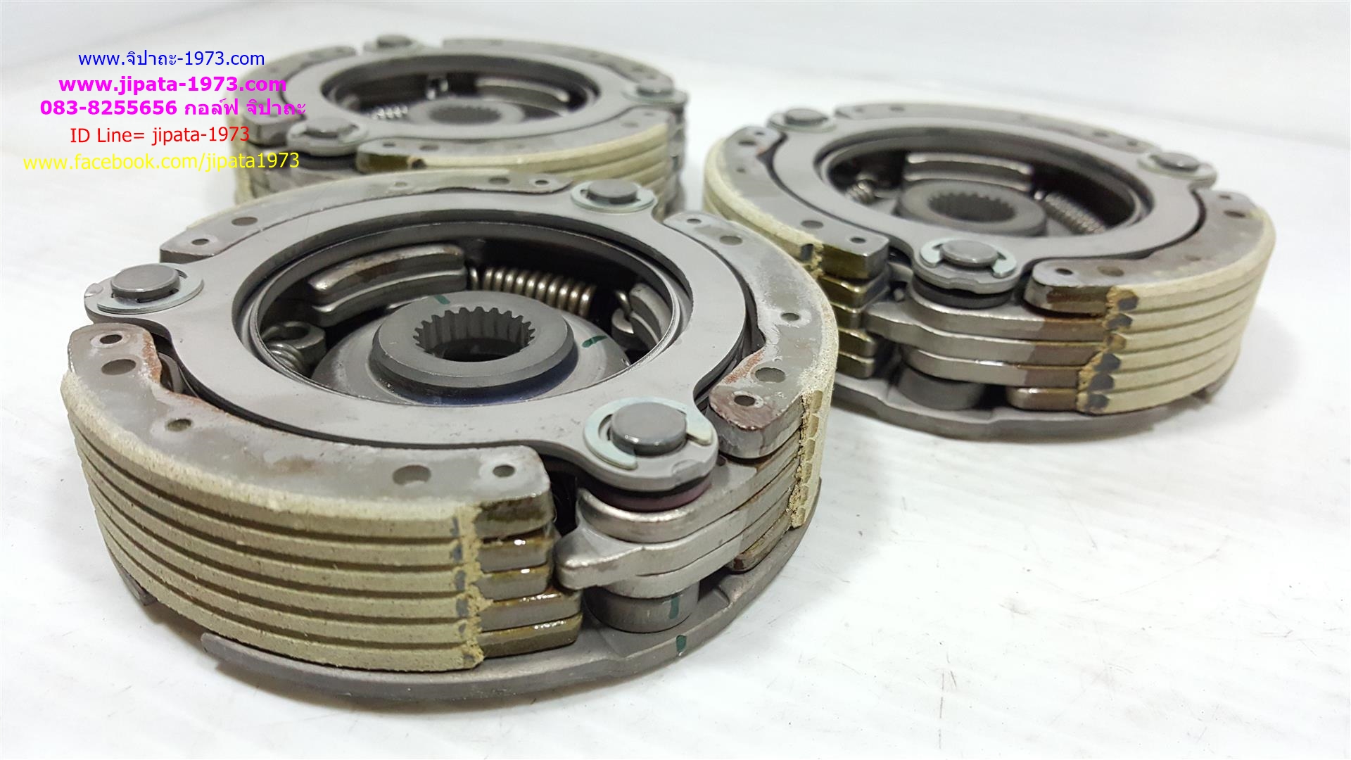 (Wave 125) ชุดผ้าคลัทช์แรงเหวี่ยง ชุดใหญ่ Honda Wave 125 i New (ปลาวาฬ) แท้