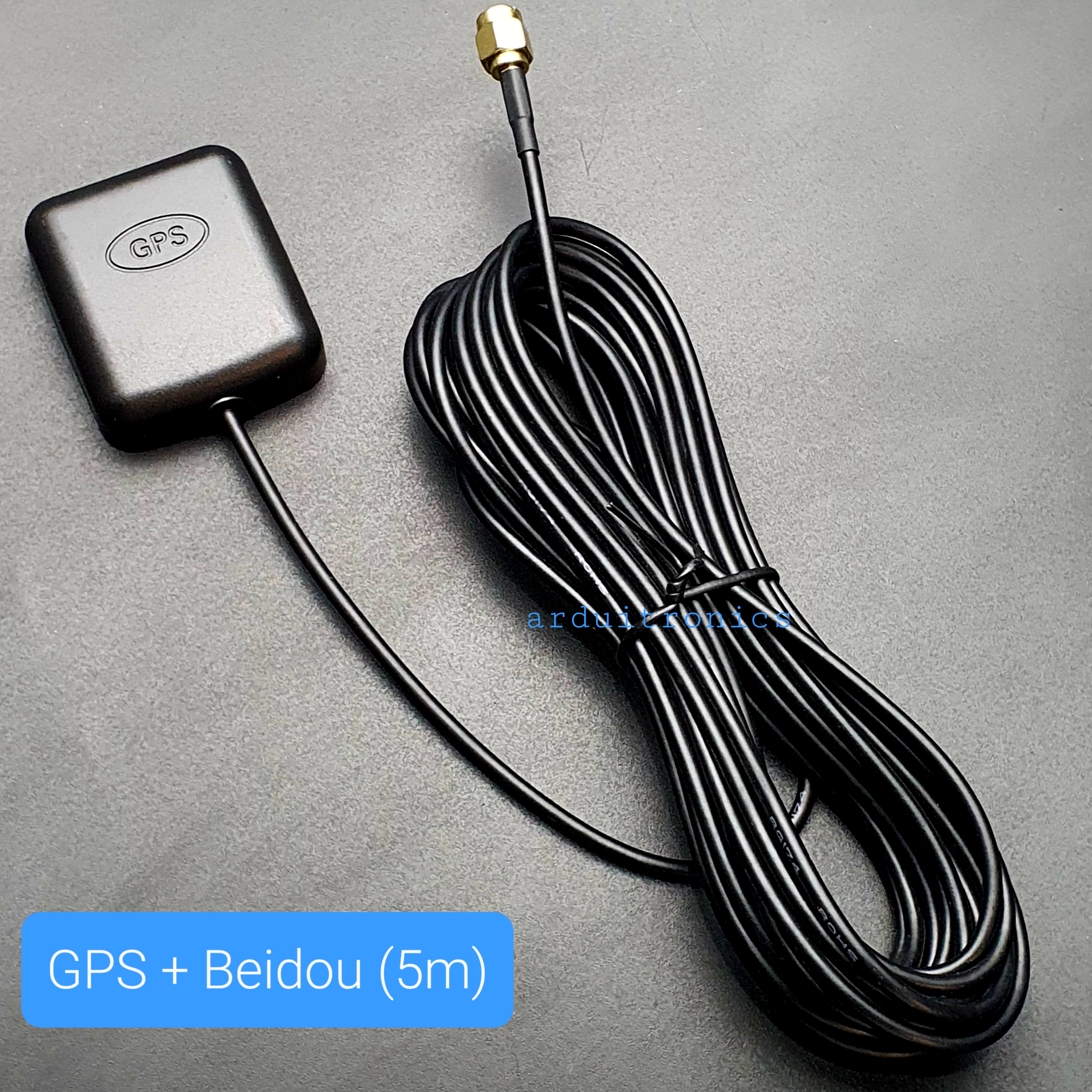 Dual-mode GPS Active Antenna + Beidou Active Antenna - Magnetic Mount (5 meter)