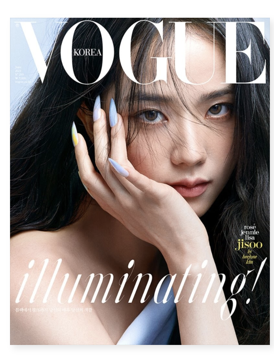 นิตยสาร VOGUE 2021.06 หน้าปก BLACKPINK ปก B