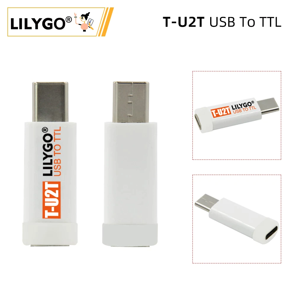 LILYGO®TTGO T-U2T USB To TTL Automatic Downloader CH9102 โปรแกรมเมอร์อะแดปเตอร์ Serial Development Board เปิดโมดูล