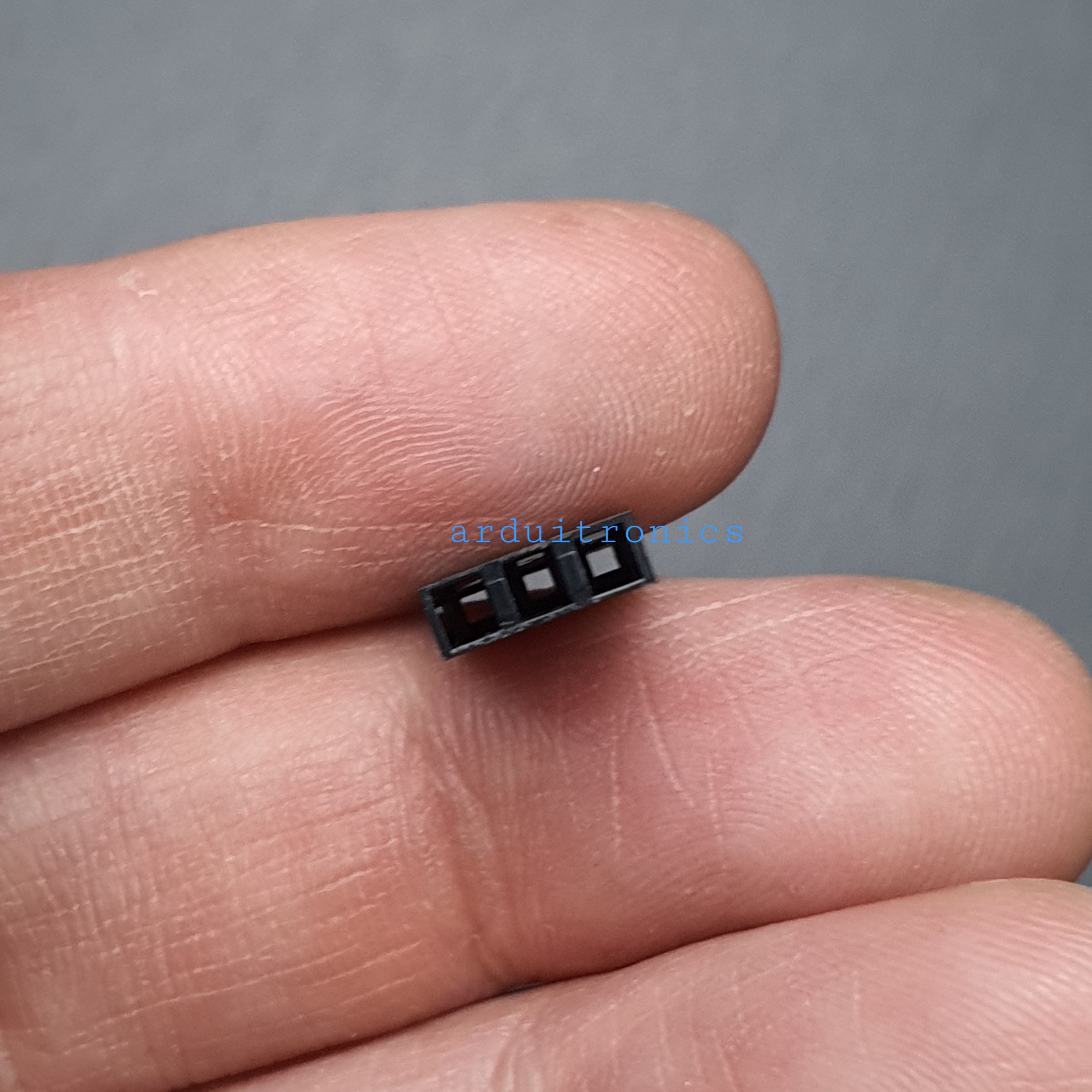 DuPont head shell 2.54mm หัวต่อสายไฟจัมเปอร์ 1x3 ระยะห่าง 2.54mm จำนวน 1 ชิ้น