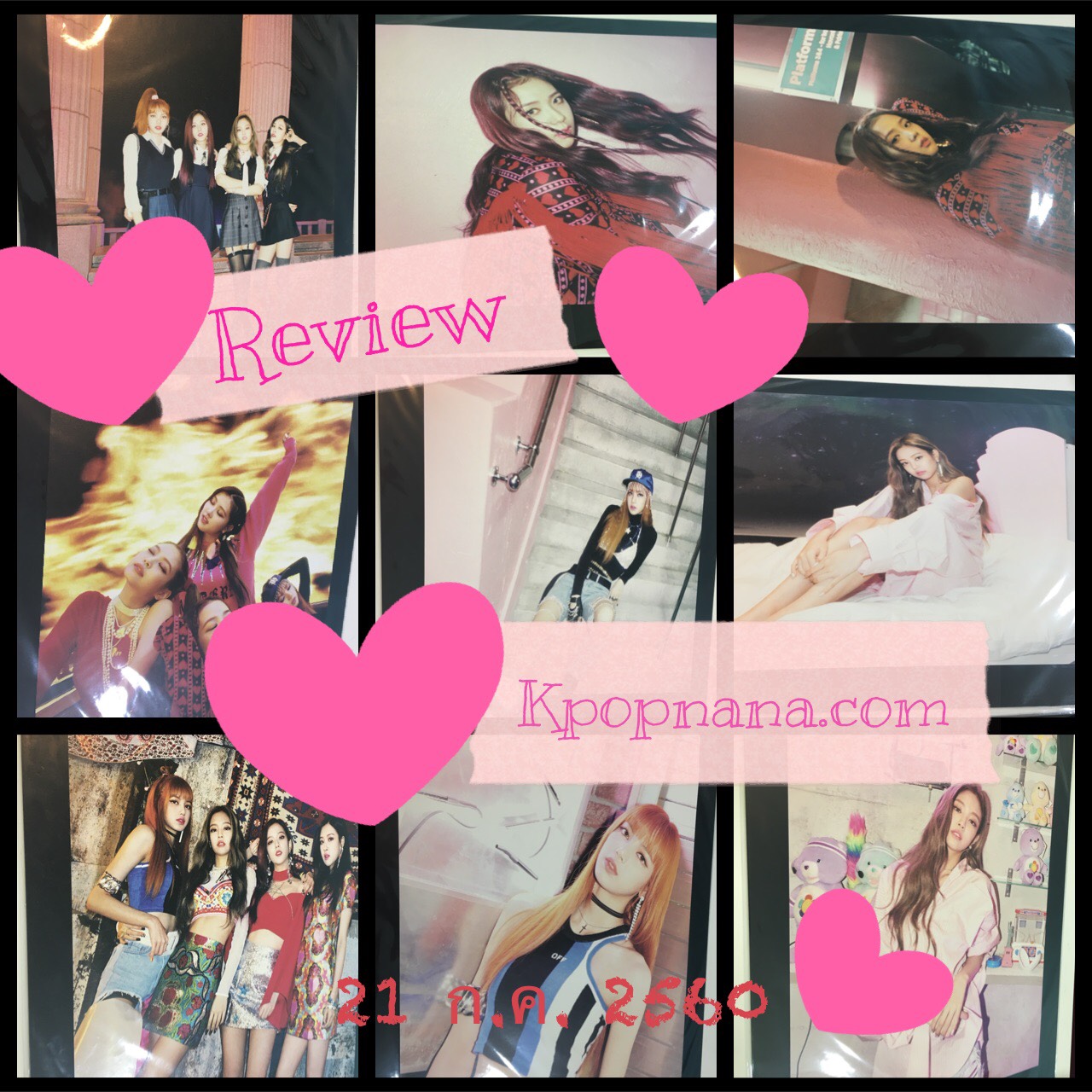 BLACKPINK - Photo frame ระบุ หมายเลขที่ต้องการมานะคะ พร้อมส่ง