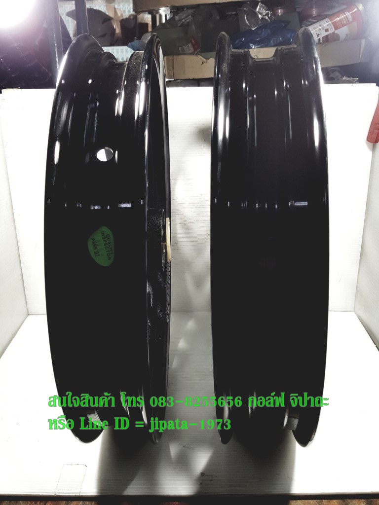 (Fino Fi) ชุดวงล้อแม็กแต่ง ขอบ 14 (ล้อ Tubeless) Yamaha Fino,Fino Fi Daytona Japan แท้