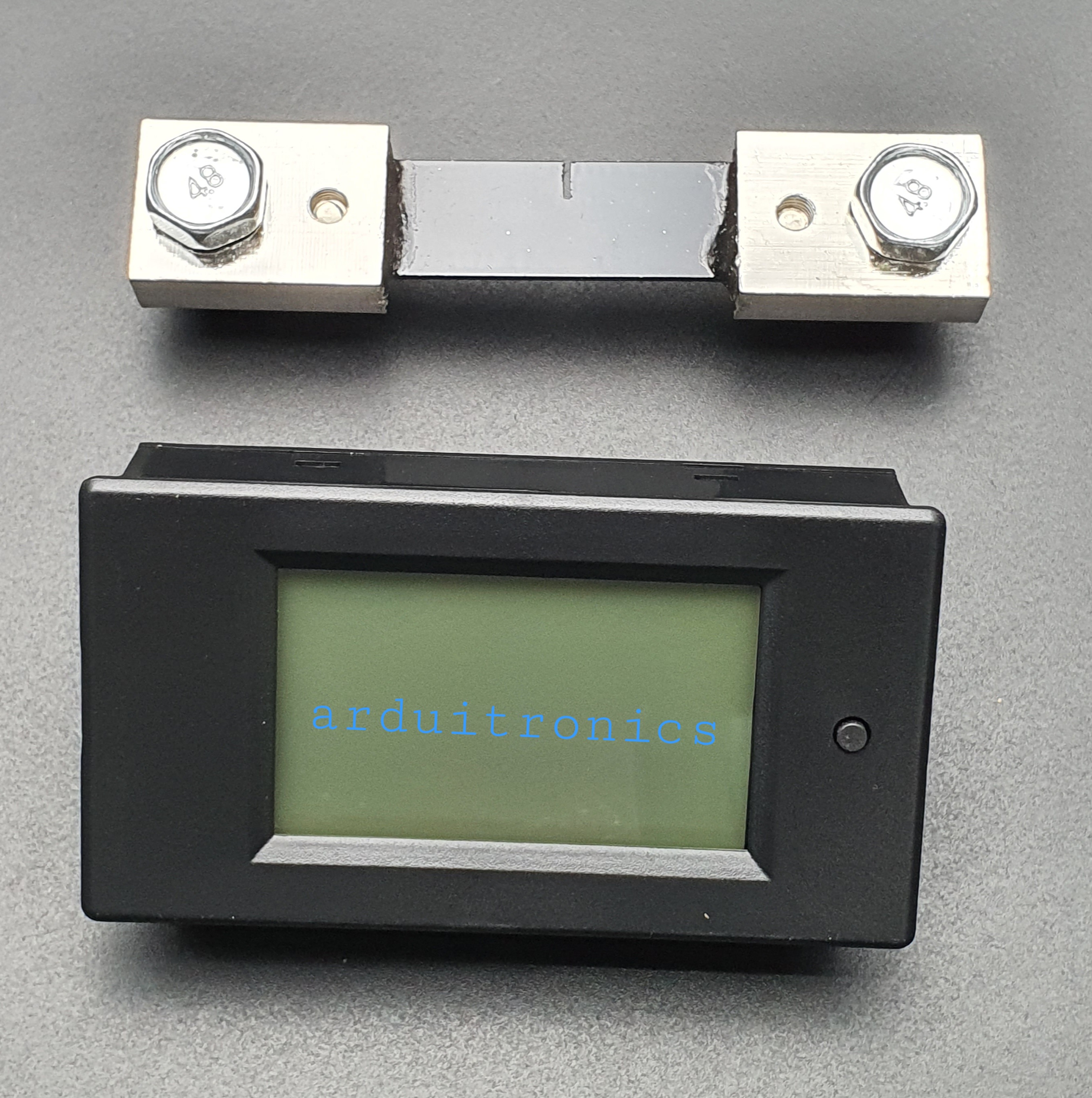 PZEM-051 DC V-A Panel Meter รุ่น PZEM-051-DC-100A (0-100A, 6.5-100V) + 100A External Shunt