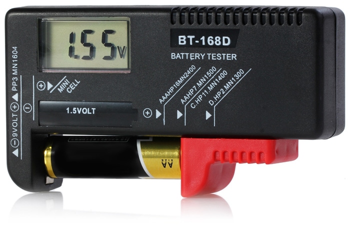 Battery Tester BT-168D (มาตรวัดจอ LCD) เครื่องวัดทดสอบแบตเตอรี่