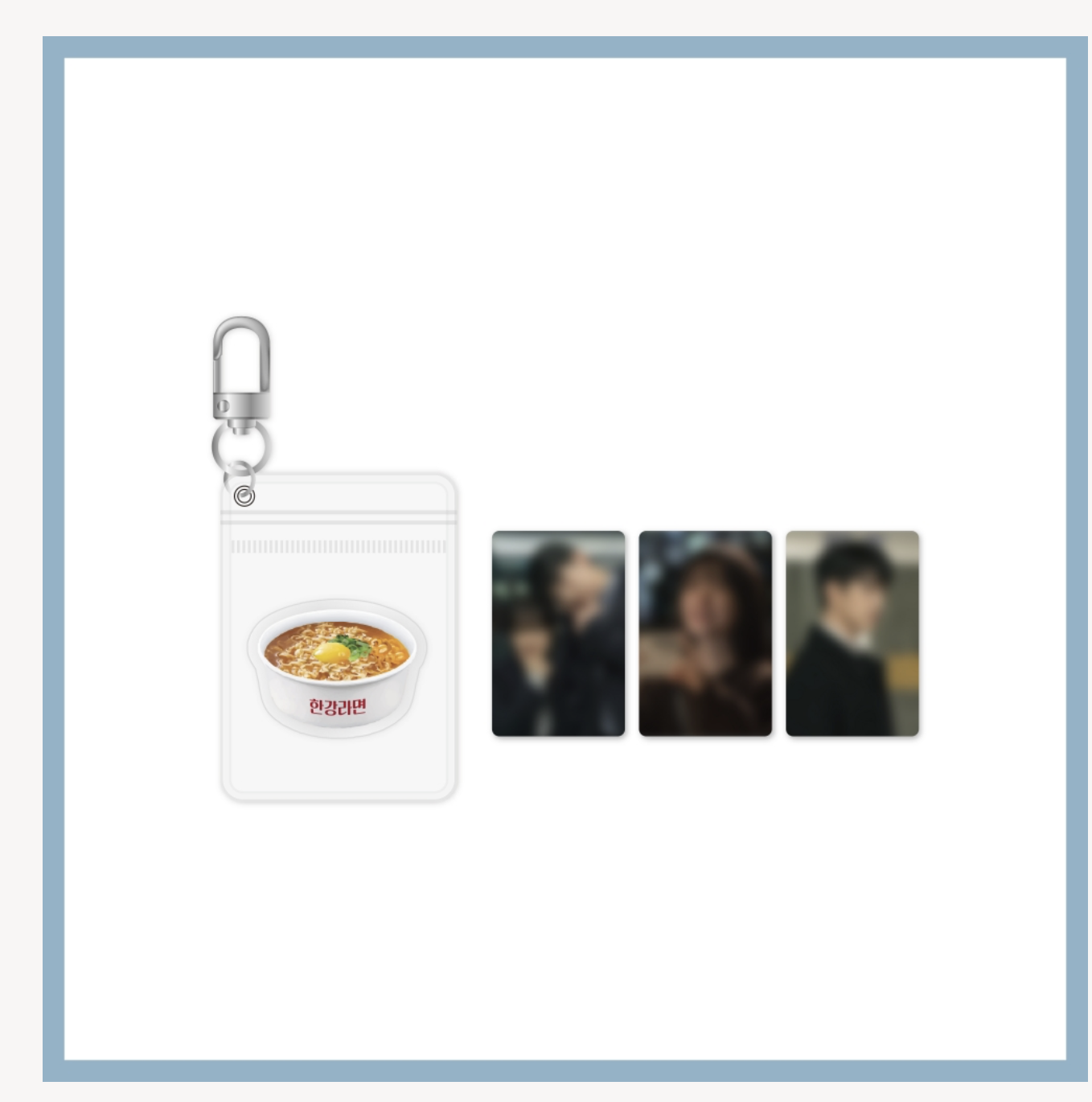 เพลงประกอบซีรีย์เกาหลี.Our Unwritten Seoul MD - ของสะสม Mini pouch keyring & photo card set.