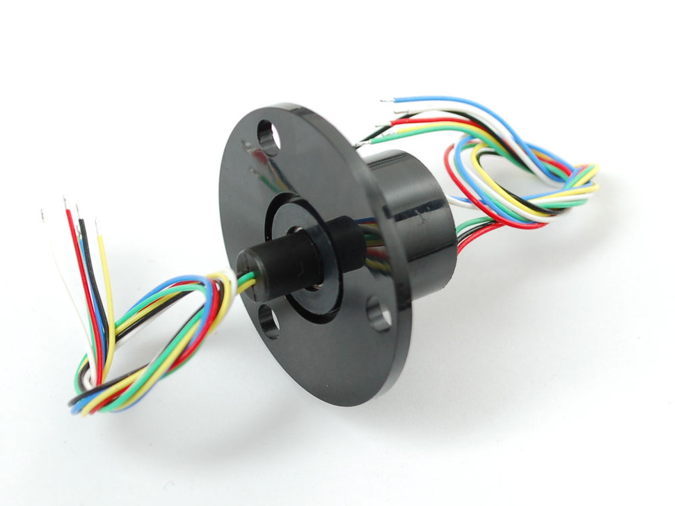 Slip Ring with Flange - 22mm diameter, 6 wires, max 240V @ 2A (ของแท้จาก Adafruit)
