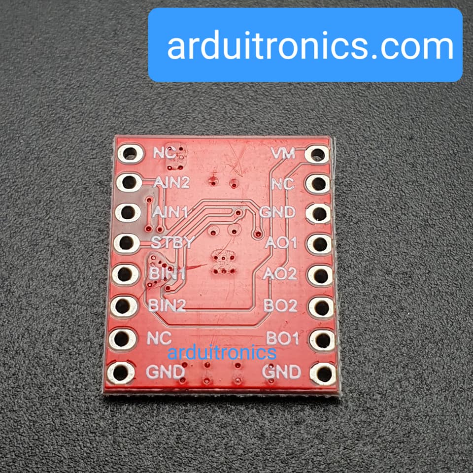 DRV8833 DC Motor Driver Module Motor Drive High Performance Module (TB6612FNG) + Free Pin Header