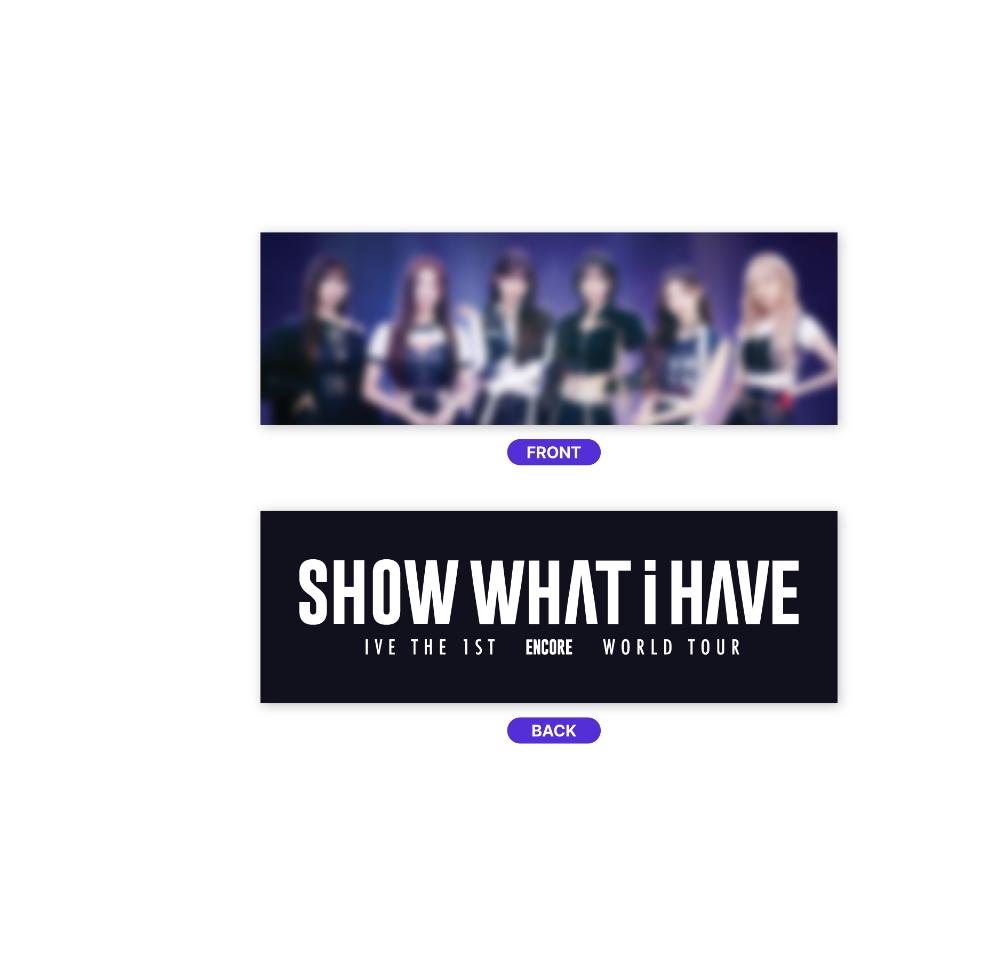 IVE -IVE THE 1ST WORLD TOUR SHOW WHAT I HAVE ENCORE - Photo slogan