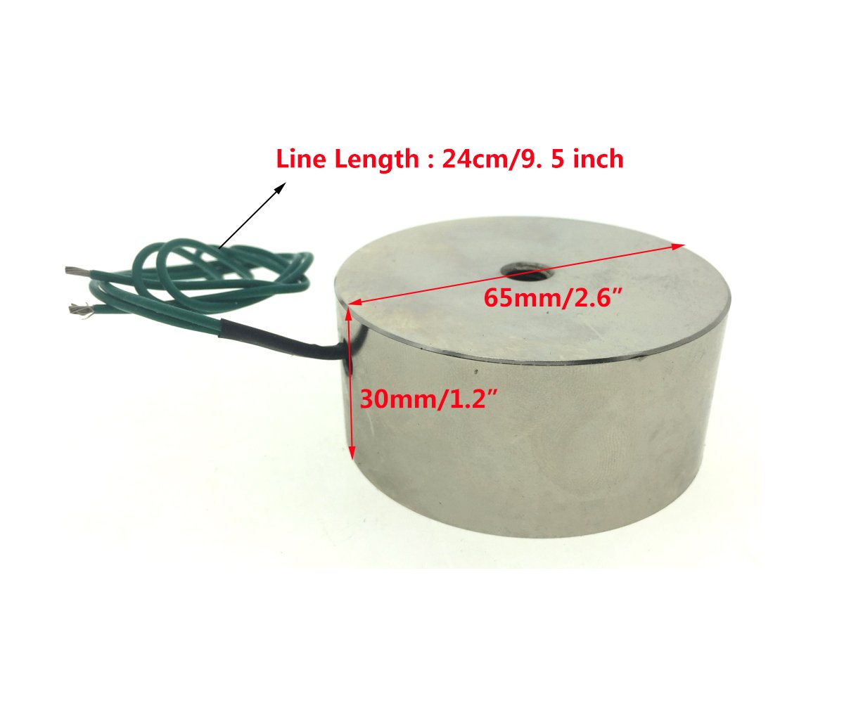 24V Electric Lifting Magnet 80Kg / Electromagnet Solenoid Lift Holding 80Kg