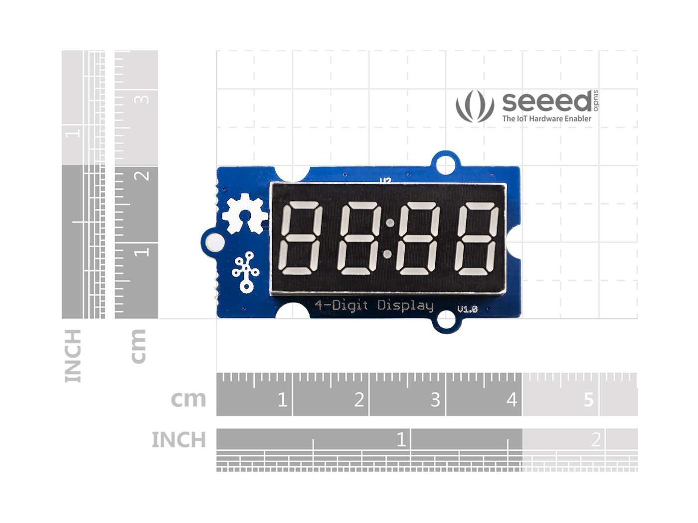 Grove - 4-Digit Display (ของแท้จาก SeeedStudio, GD)