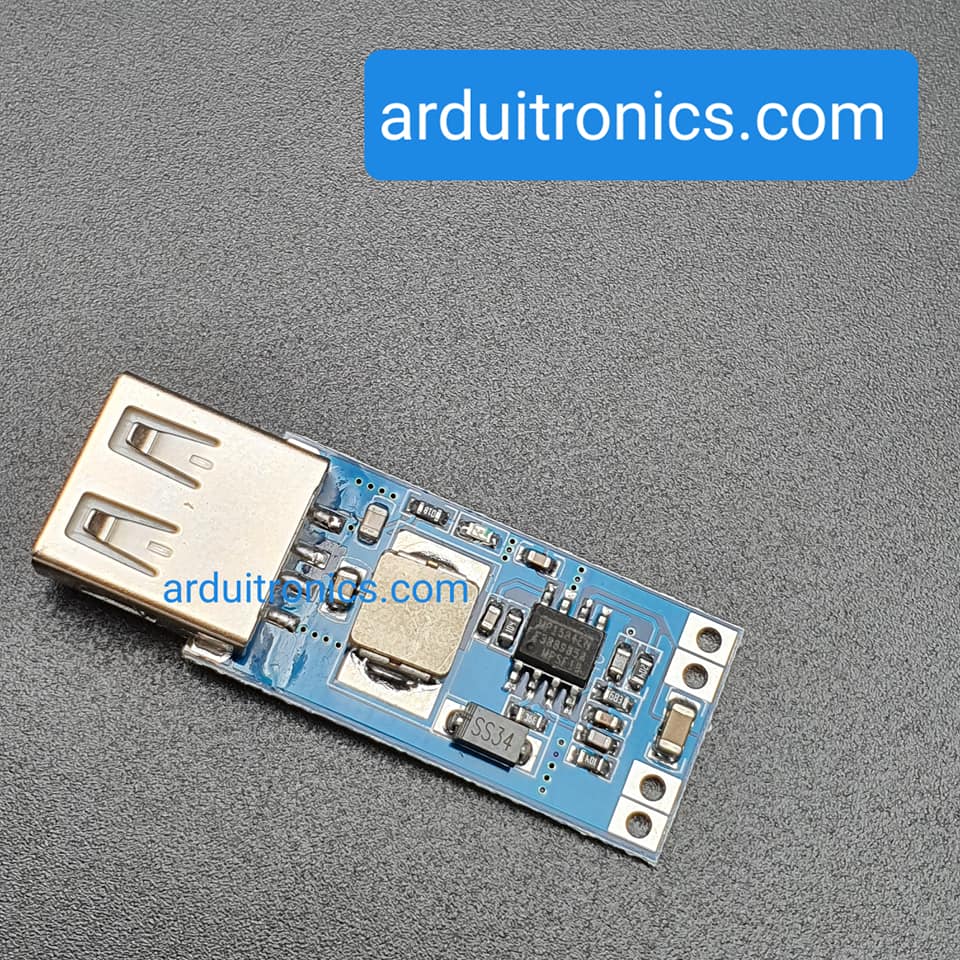 DC-DC USB Step Down 7.5-28V to 5V จ่ายกระแสต่อเนื่องที่ 2A สูงสุด 2.5A