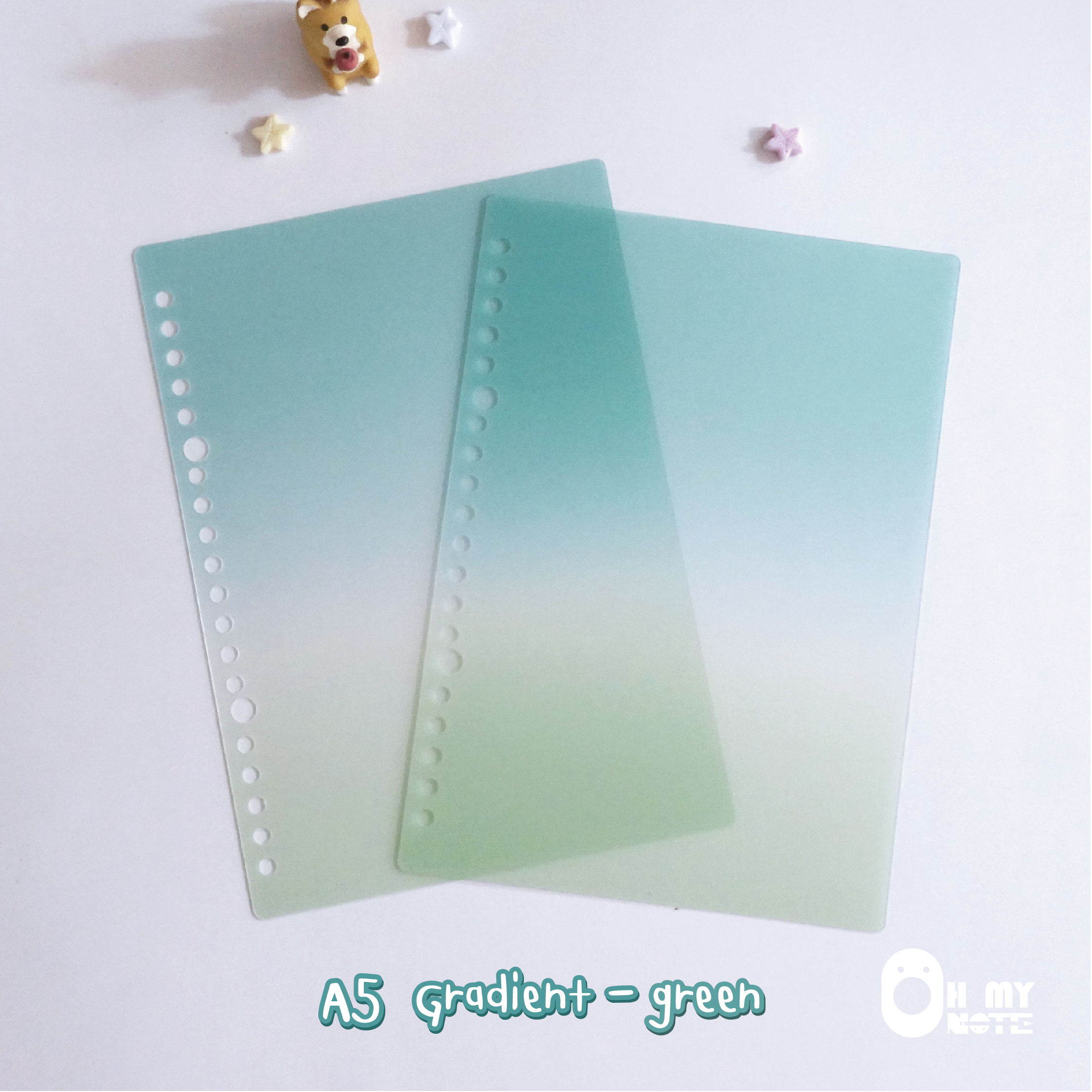 Ohmynote สันห่วงเย็บเล่ม สีใส ใส่ง่าย สะดวกมากๆ