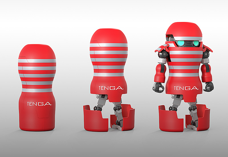 TENGA Robot with Mega TENGA Beam Set (First-run Limited)
