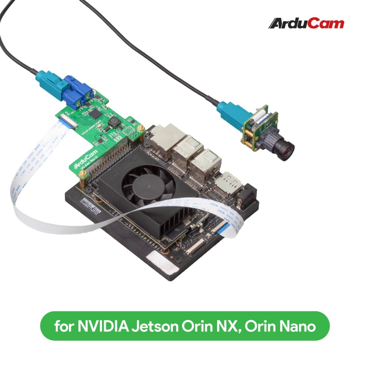 Arducam IMX477P V3Link FPD-Link SerDes Camera Kit for NVIDIA® Jetson Orin NX, Orin Nano
