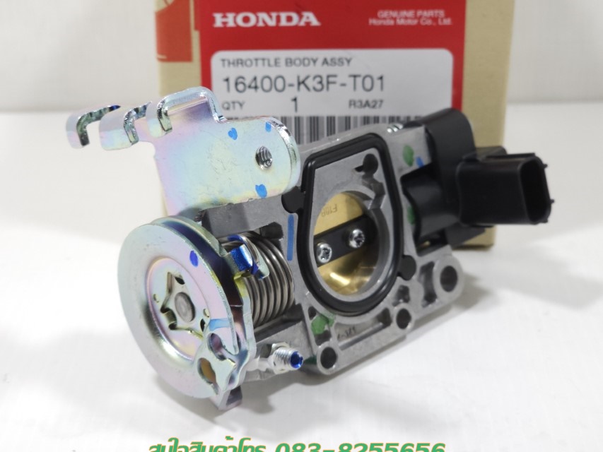 (Wave 125 i) ชุดเรือนลิ้นเร่ง Honda Wave 125 i LED ปี 2023 (2 สาย)(Y5CA) แท้