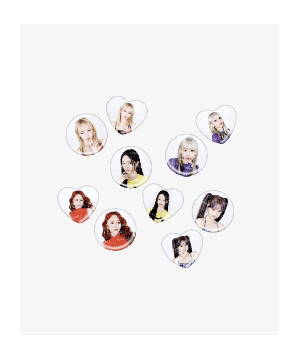LE SSERAFIM -Lucky Draw (Can Badge) สุ่ม ได้ 1 อันนะคะ