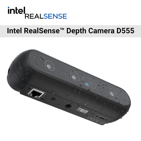 RealSense™ Depth Camera D555 (with IMU & PoE)