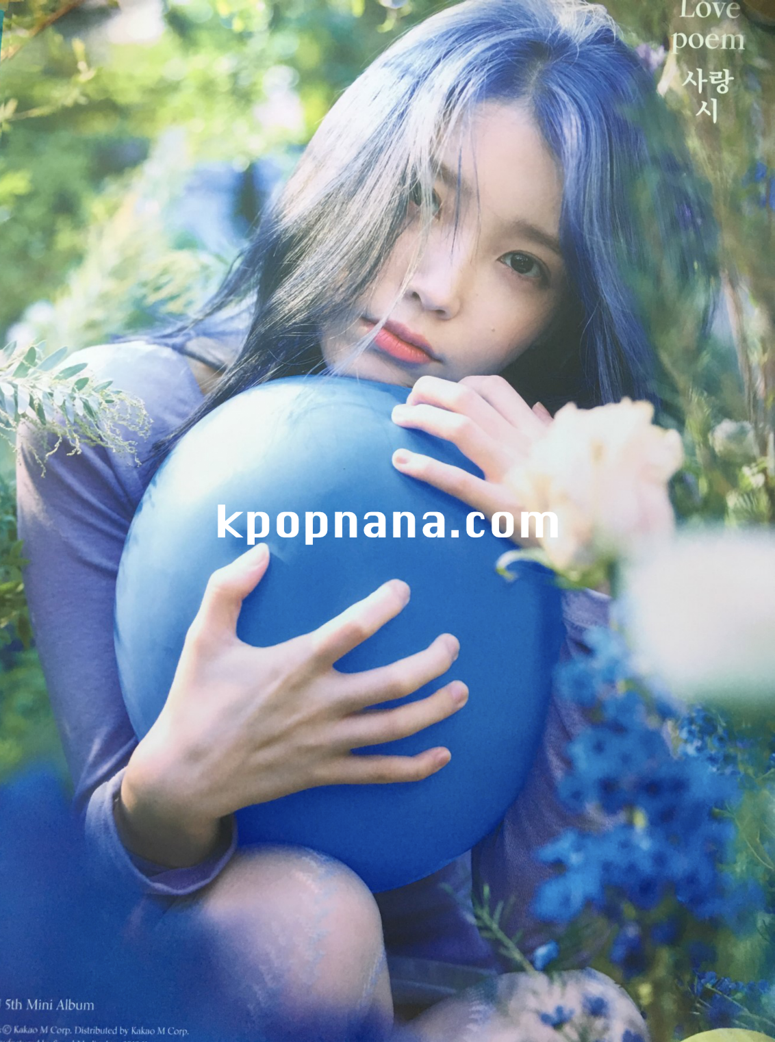 IU - Mini Album Vol.5 [Love poem] โปสเตอร์ อย่างเดียว พร้อมส่ง ค่ะ