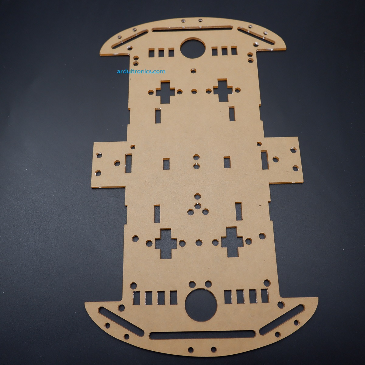 4WD 1-Layer Smart Car Chassis Plate (แผ่นอะคริลิค สำหรับทำโครงรถ รถ 4WD 1 ชั้น)