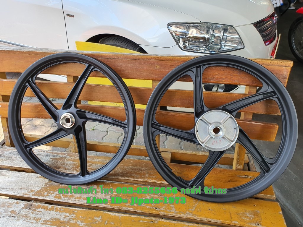 (wave 110 i) ชุดวงล้อแม็กหน้า-หลัง Honda wave 110 i แท้ (สินค้าตำหนิ)