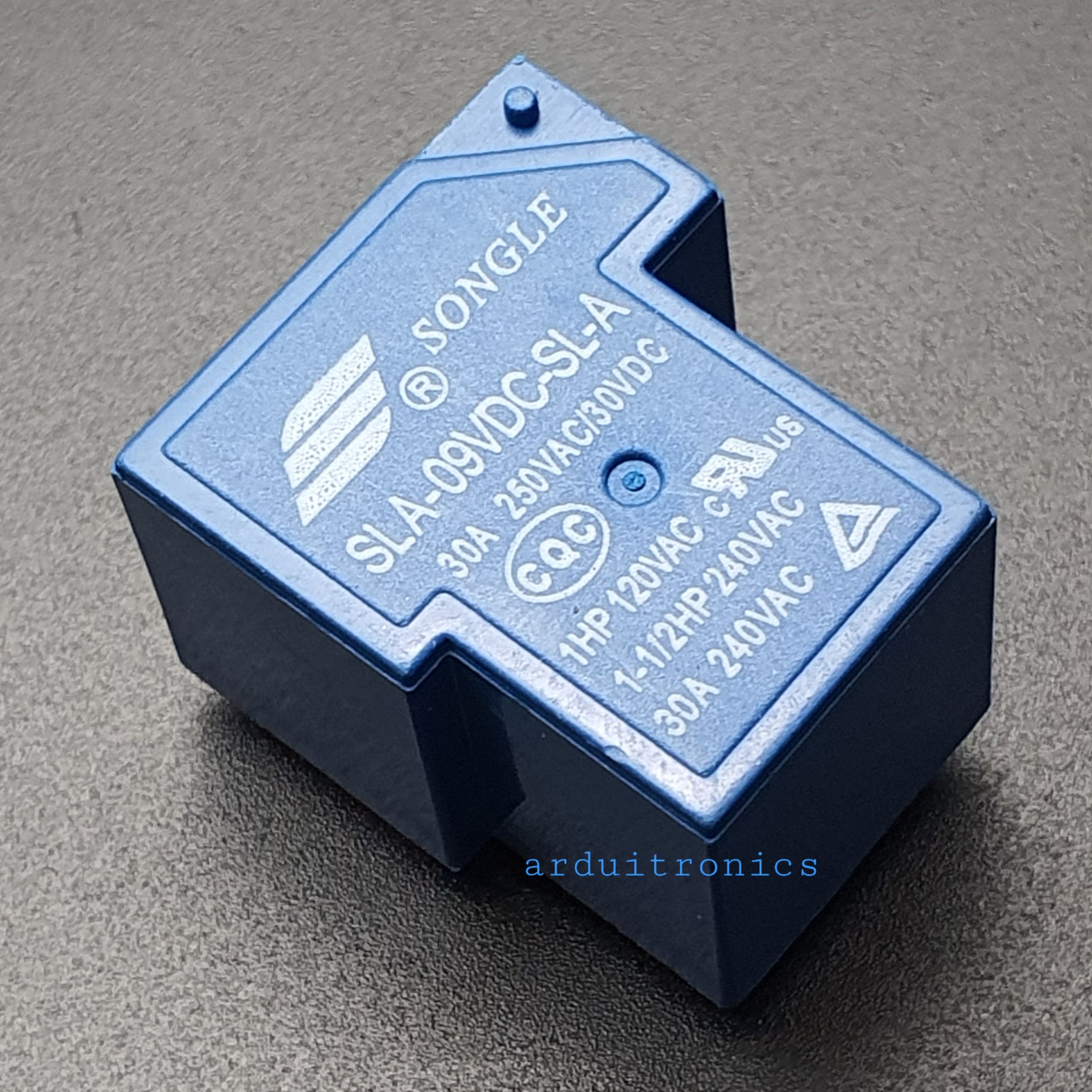 หัวรีเลย์ Relay 9V 30A แบบ 4 ขา รุ่น SLA-9VDC-SL-A ( ยี่ห้อ Songle )