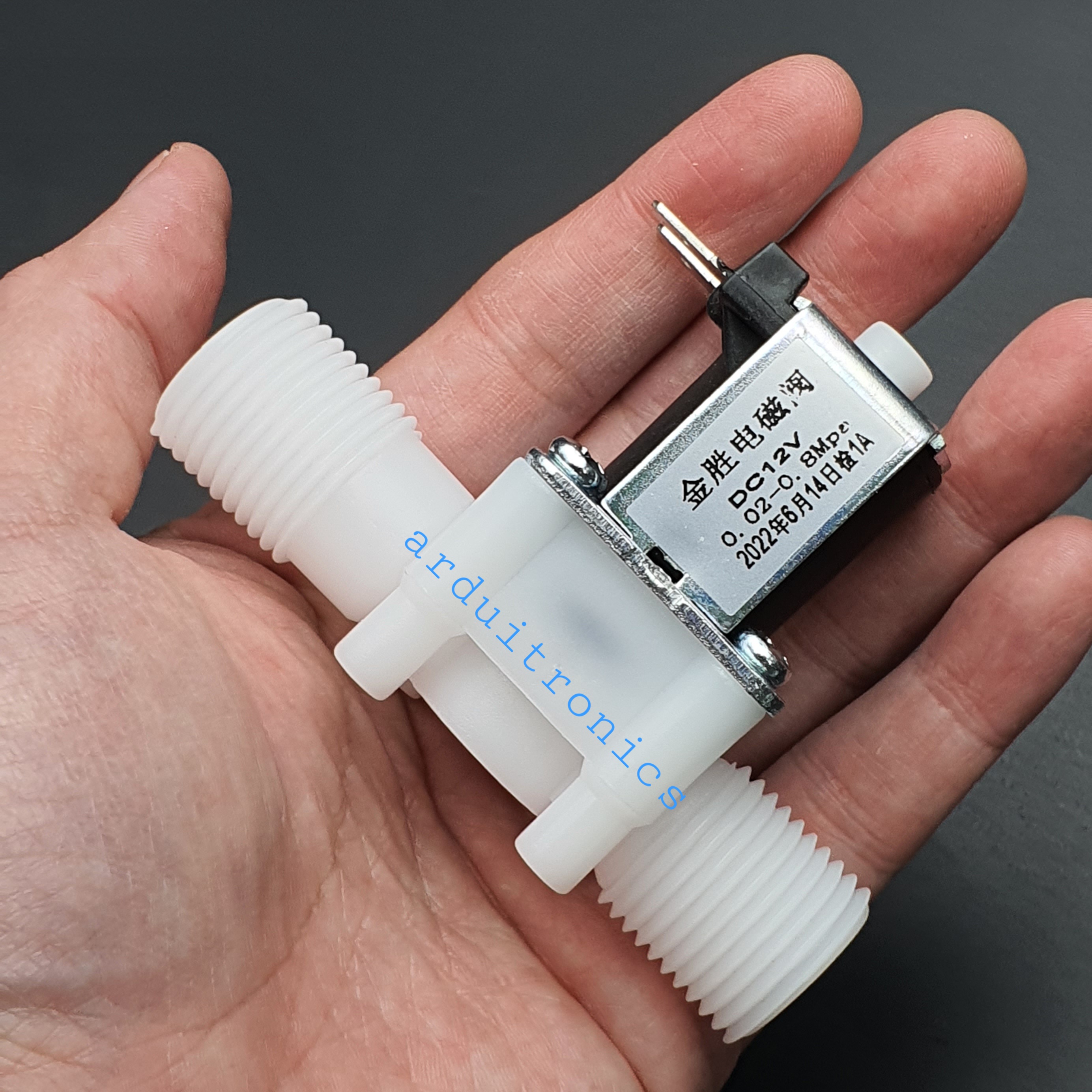 Solenoid Valve (normally opened) 12V-DC 1/2" โซลีนอยวาล์ว (ปกติเปิด)