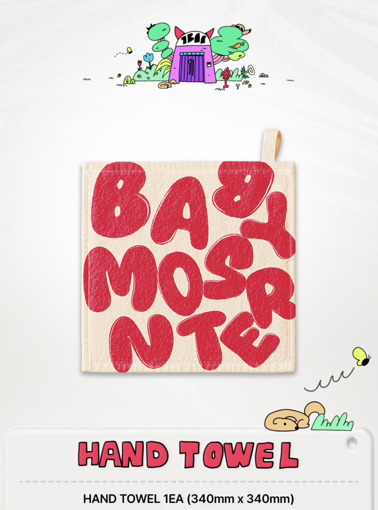 BABYMONSTER Welcome to BAEMON HOUSE! MD -HAND TOWEL