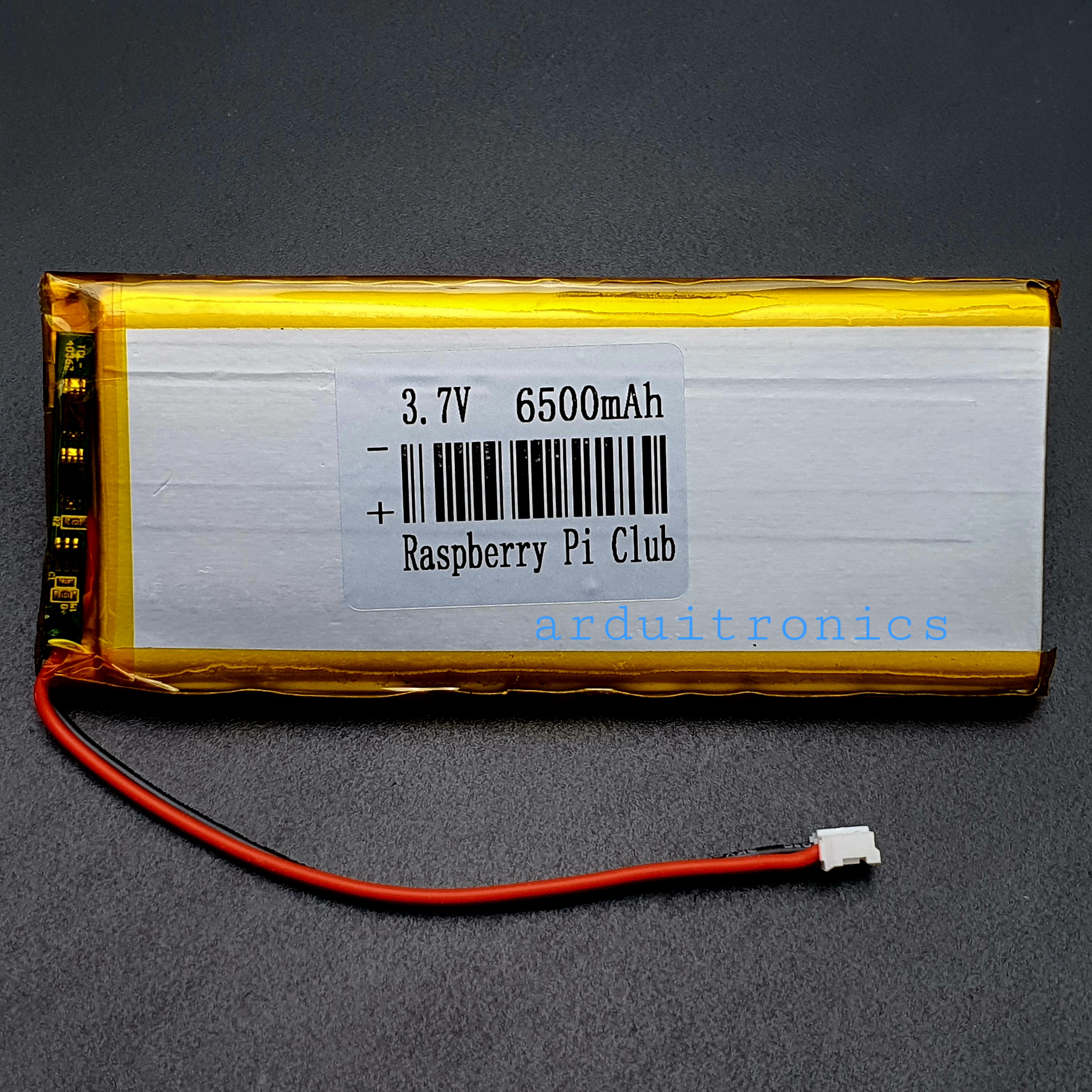 Raspberry Pi (RPi) UPSPack Standard V3 PCB สีแดง + Free ถ่าน 3.7V 6500mAh