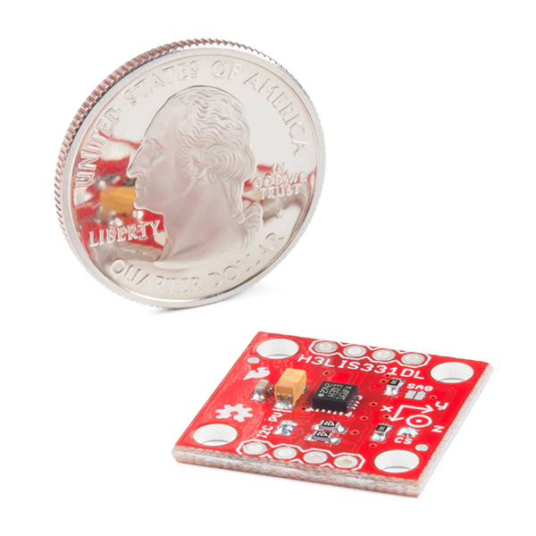 SparkFun Triple Axis Accelerometer Breakout - H3LIS331DL - แท้จาก SparkFun, USA